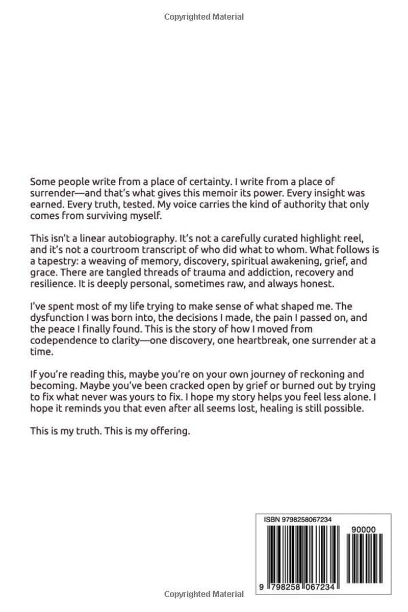 My Memoir: From Codependency to Clarity