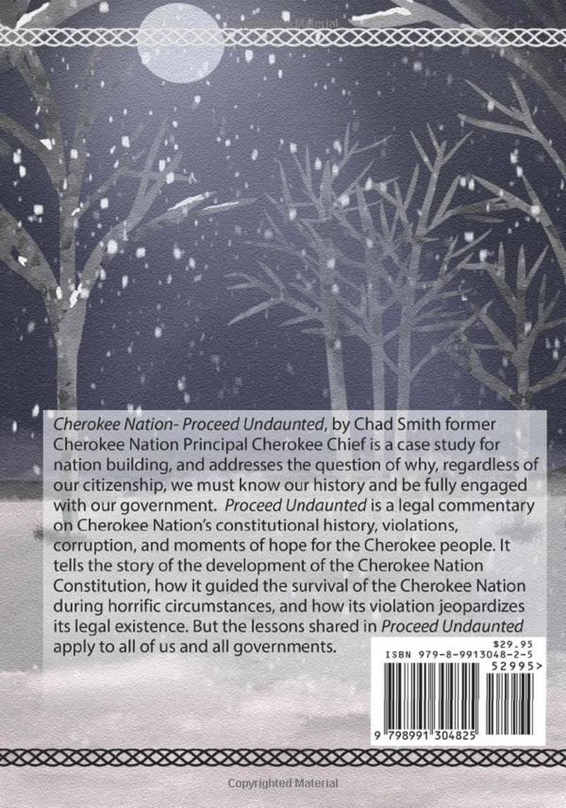 Cherokee Nation Proceed Undaunted:: Stories of People Who Defended and Betrayed the Cherokee Nation's Constitutions, and Who Created Moments of Hope ... Nation - a Case Study for Nation Building