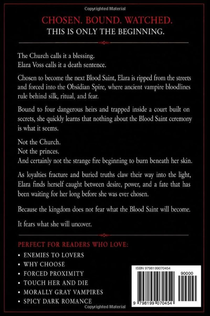 Devoured By The Damned: A Dark Vampire Reverse Harem Romance (The Blood Saint Duet)