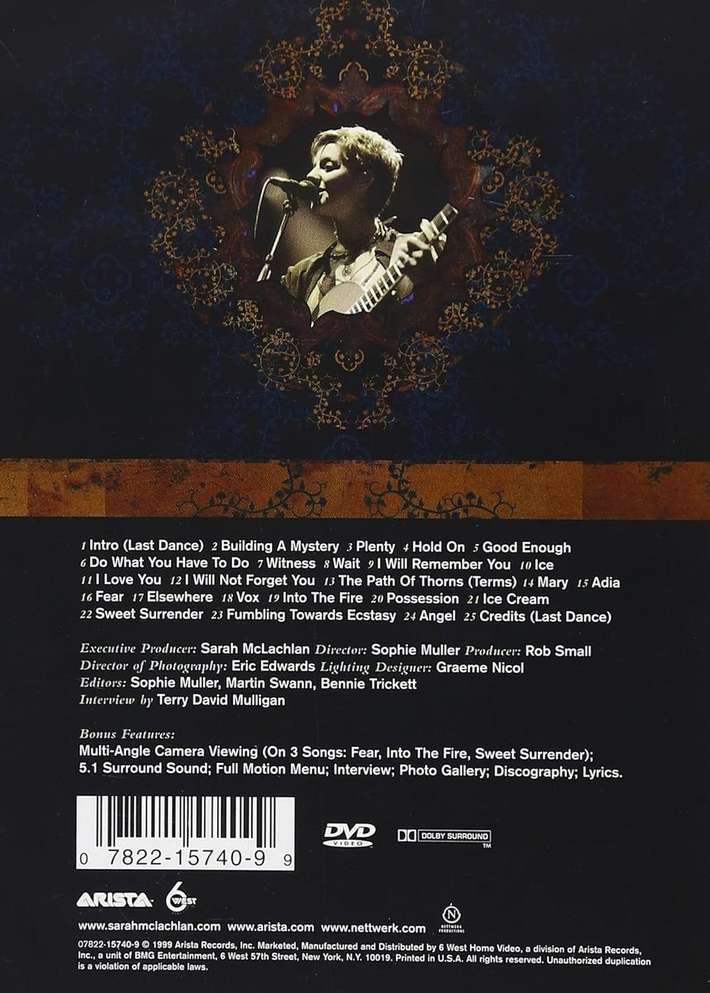 Sarah McLachlan: Mirrorball