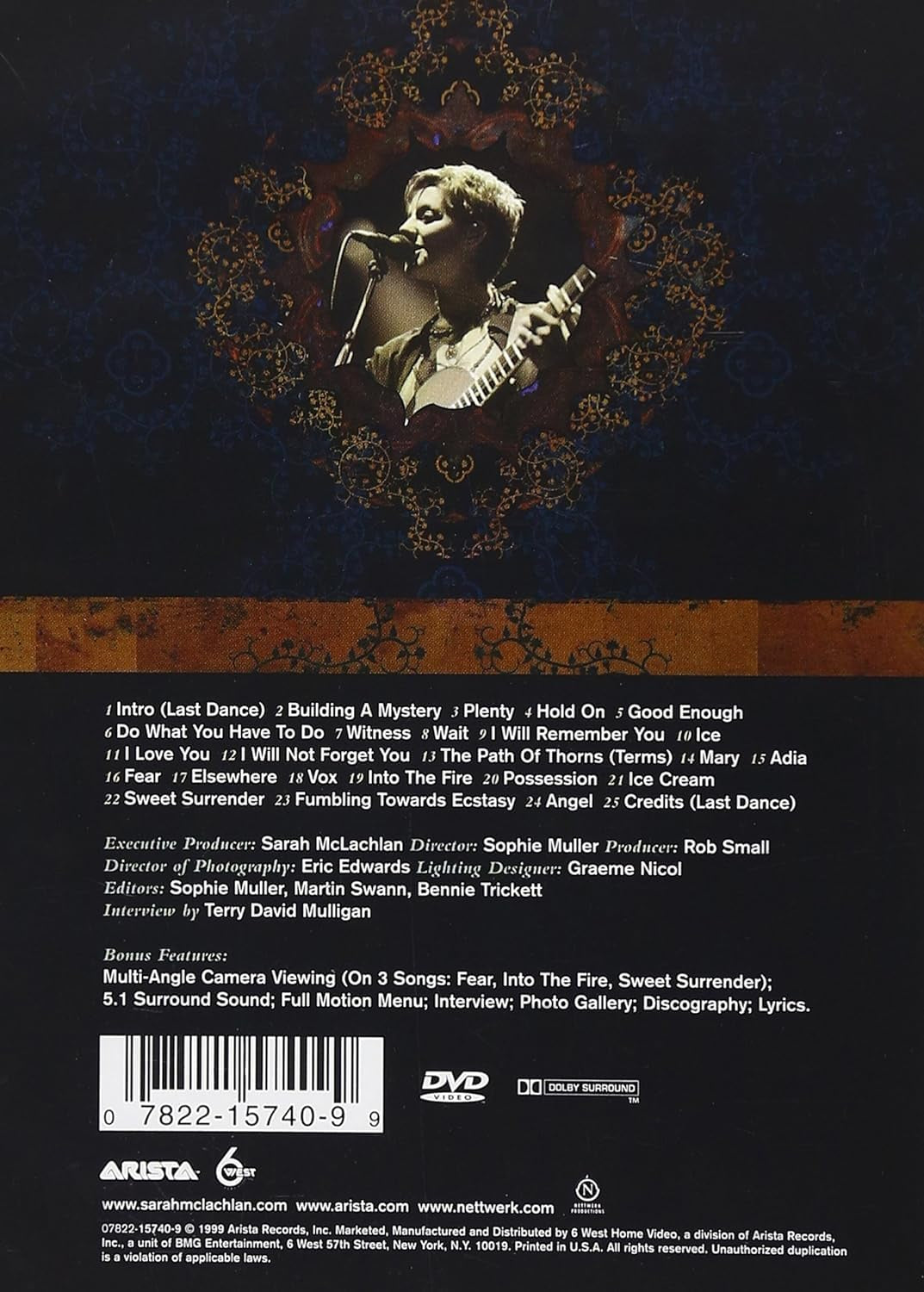 Sarah McLachlan: Mirrorball