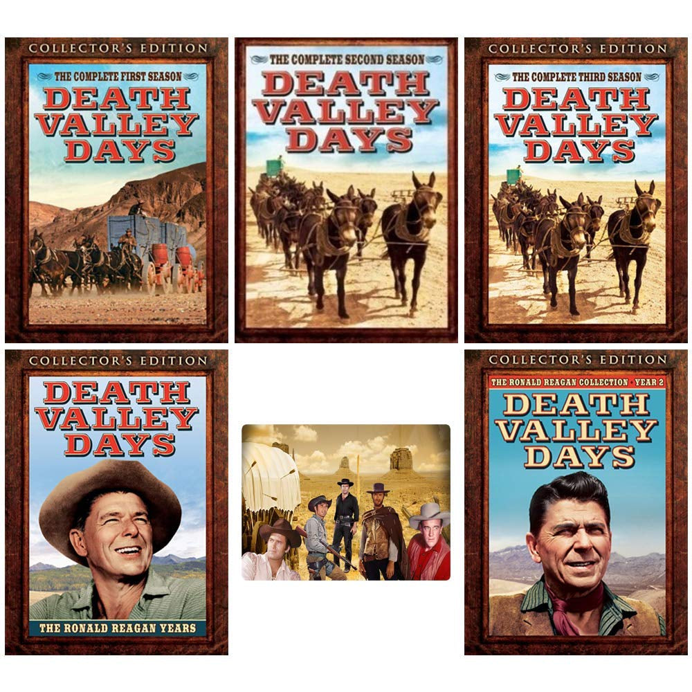 Death Valley Days: TV Series Complete Seasons 1-3 + The Ronald Reagan Years 1-2 Collector's Edition DVD Collection + Bonus Art Card