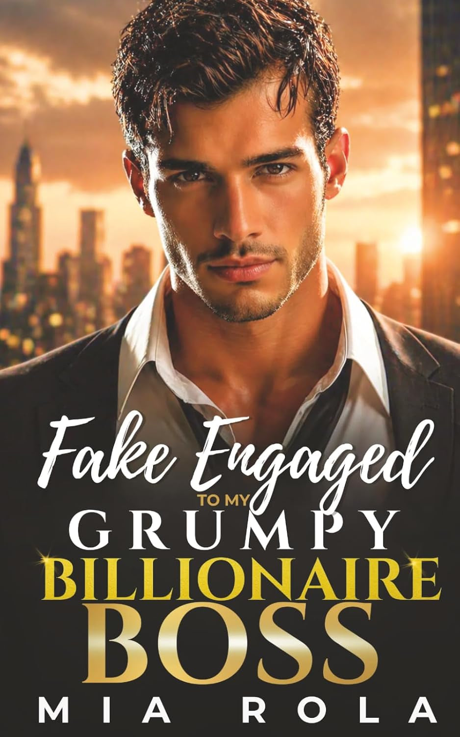 Fake Engaged To My Grumpy Billionaire Boss: An Enemies-to-Lovers Forced Proximity Romance (Billionaires in Love)