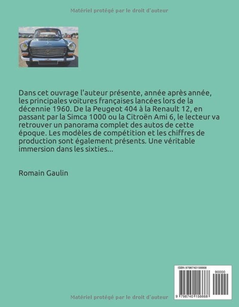 Les voitures françaises des années 1960 (French Edition)