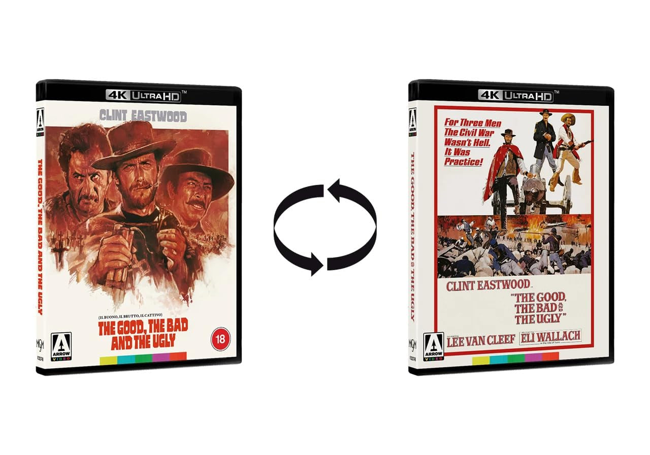 The Good, the Bad and the Ugly (1 Movie, 2 Cuts / Reversible Cover / Bonus Features) [4K UHD + Blu-ray] [Region Free]