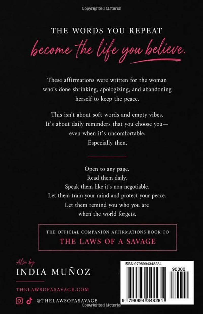 The Laws of a Savage: Affirmations Without Apology