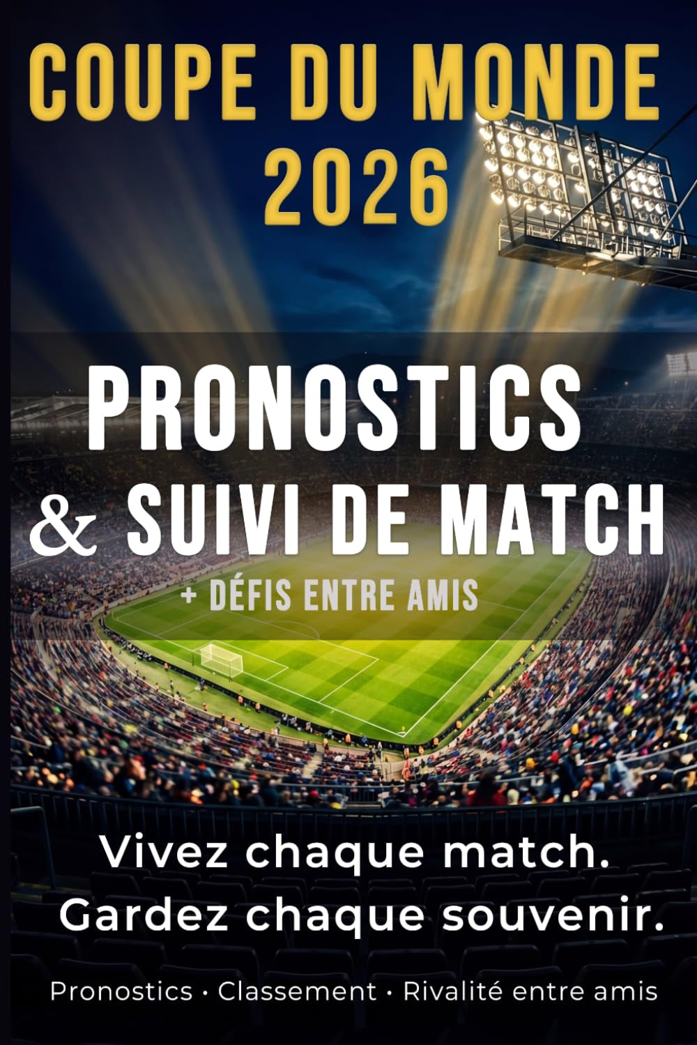 Carnet Coupe du Monde 2026 : Pronostics & Suivi des Matchs – Journal de Match à Compléter, Résultats, Classement, Souvenirs Football: Remplissez vos ... de la Coupe du Monde 2026 (French Edition)