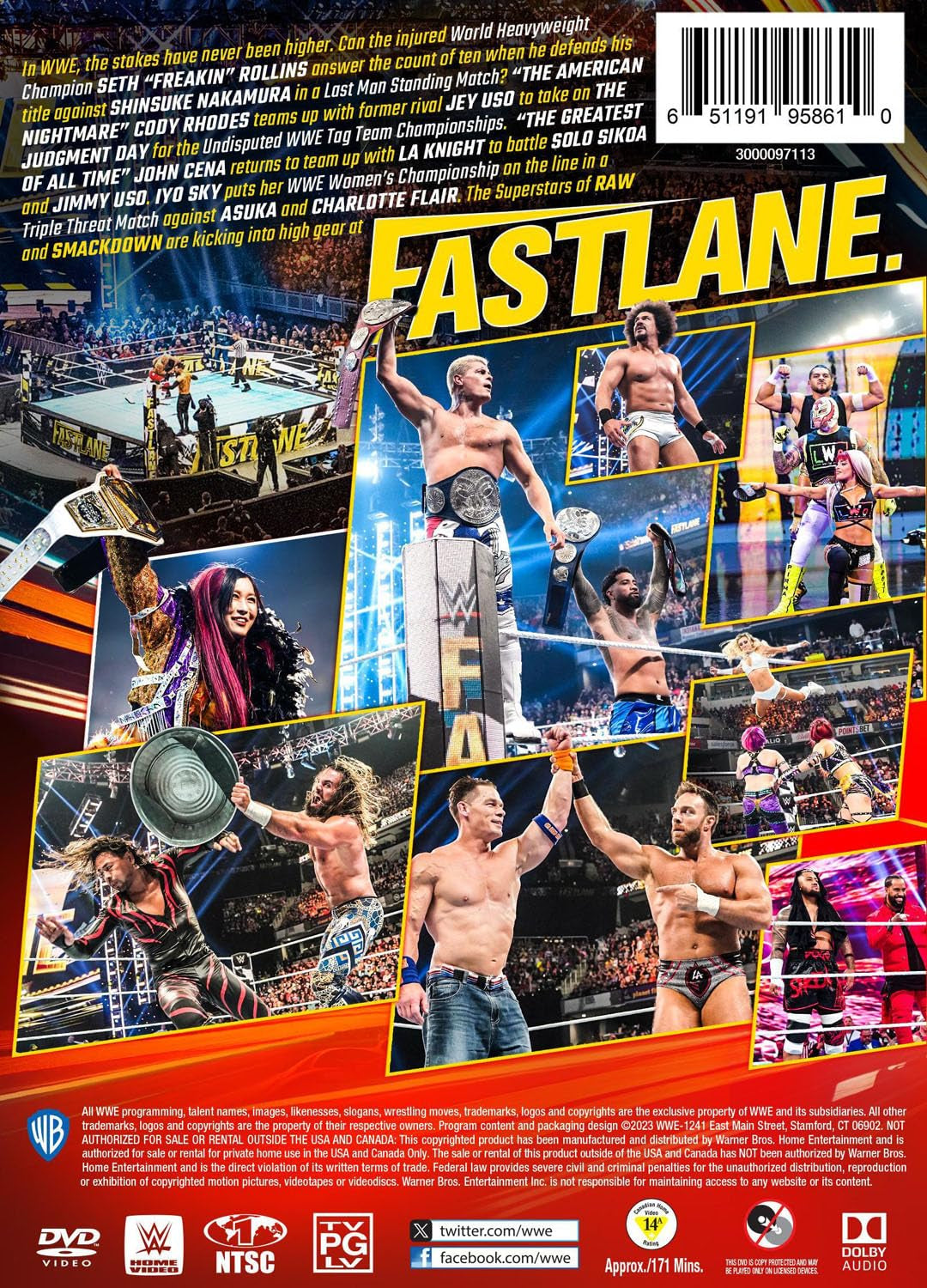 WWE: Fastlane 2023 (DVD)