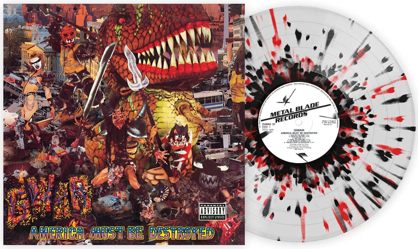 America Must Be Destroyed - Exclusive White Red Splatter