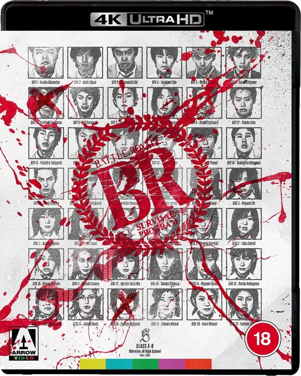 Battle Royale (Special Edition / Reversible Cover / Theatrical & Director's Cut) [4K Ultra HD] [Region Free]