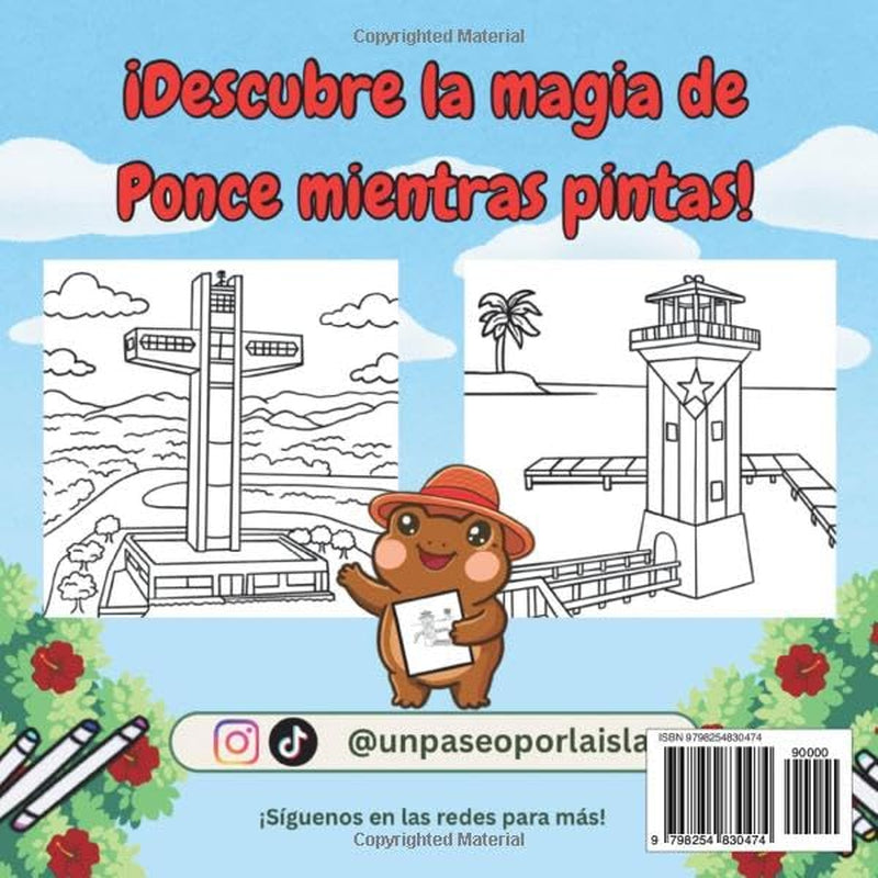 Un Paseo por la Isla En Ponce: A Cozy Puerto Rico Coloring Book