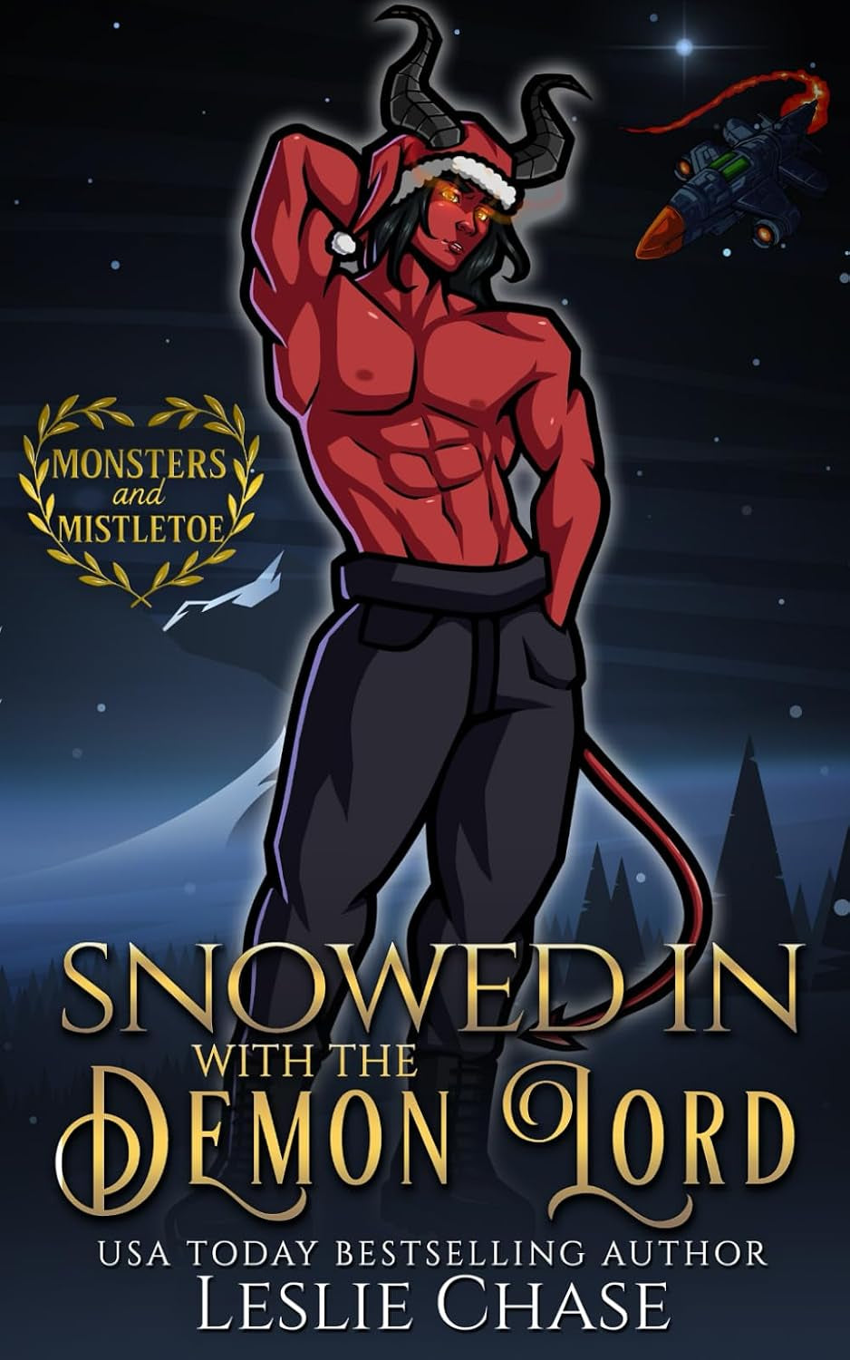 Snowed in with the Demon Lord: A Small Town Christmas Romance