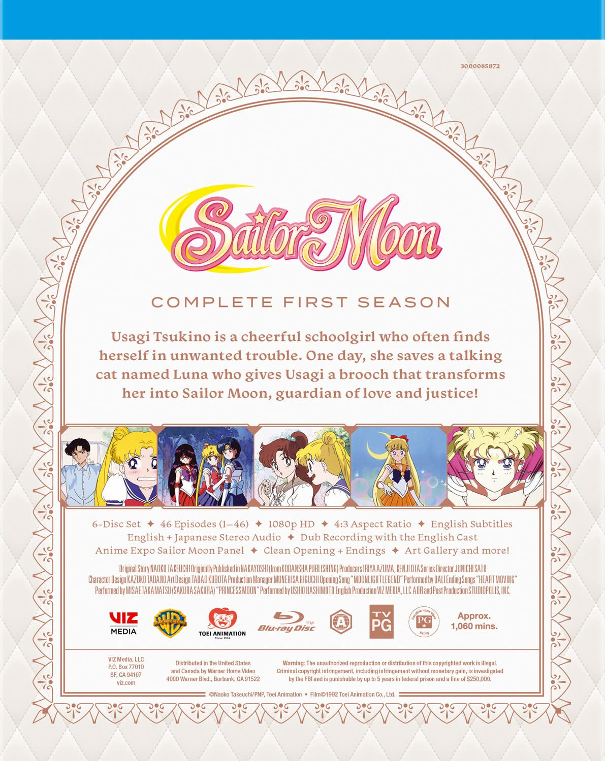 Sailor Moon: The Complete First Season (BD) [Blu-ray]
