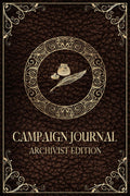 Campaign Journal: Archivist Edition: Minimal Player Campaign Notebook With Focus On NPCs, Locations, Quests, and Session Notes