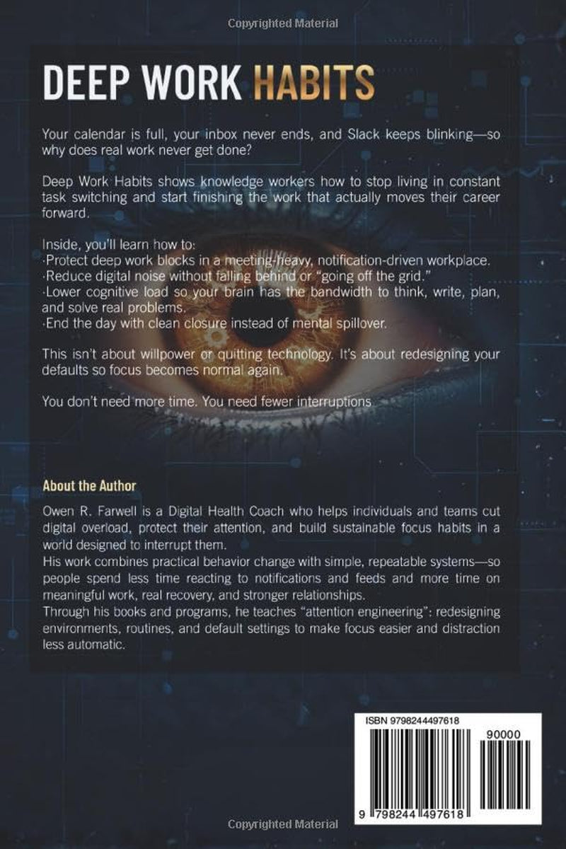 Deep Work Habits: Stop Scrolling, Protect Your Attention, and Build Real Focus