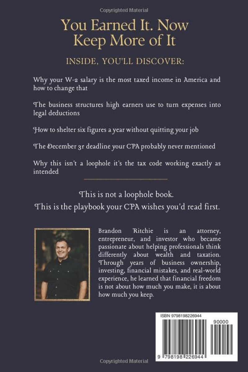 The W-2 Tax Advantage: How High-Earning Professionals Use a Simple Side Business to Legally Pay Less in Taxes, Save $10,000+ Every Year, and Build Real Wealth Without Quitting Their Day Job