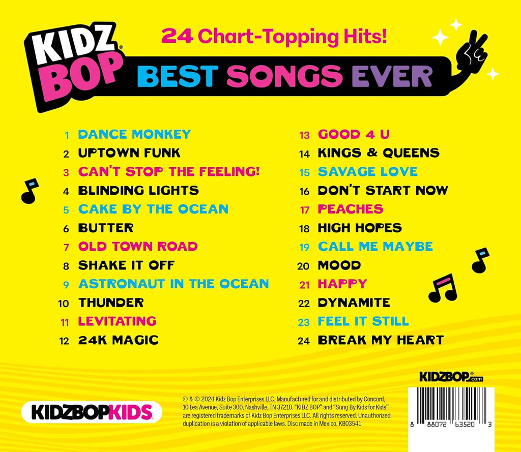 KIDZ BOP BEST SONGS EVER [Amazon Exclusive]