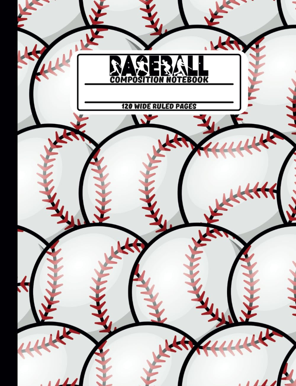 Baseball Themed Composition Notebook: Home Run Highlights: Baseball Notebook | 120 Wide Ruled Pages