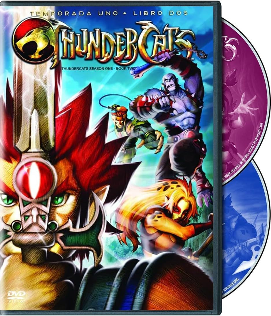 Thundercats: The Complete Season 1 Book 2 [DVD, 2-Disc Set] English & Spanish Audio, Over 3-Hrs