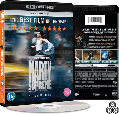 Marty Supreme (Bonus Features) [With - Timothee Chalamet] [4K Ultra HD] [Region Free]