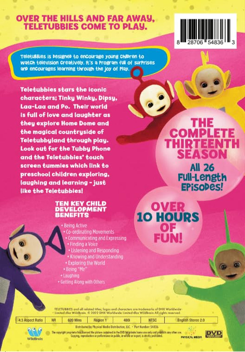 Teletubbies: The Complete Thirteenth Season [DVD] - 26 Full-Length Episodes on 5 Discs (Over 10 Hours) [Season 13]