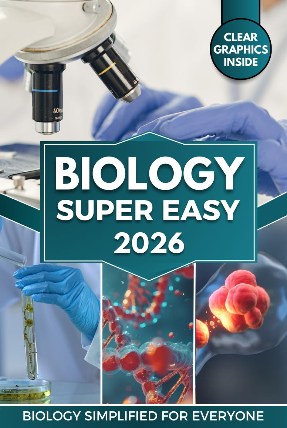 BIOLOGY Super Easy: Master Cellular & Molecular Biology with Clear Explanations, Visual Learning & Real-World Applications