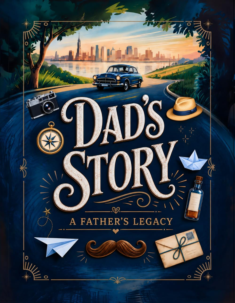 Dads story journal - a father's legacy: Turning every page into the story of you, a dad book to fill out and share memories, so you can tell me ... I don't know, and keep it just between us