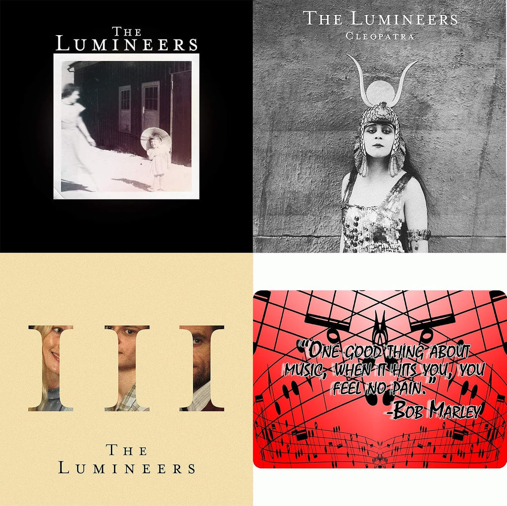 The Lumineers Studio Album Collection Self Titled / Cleopatra / III Art Card