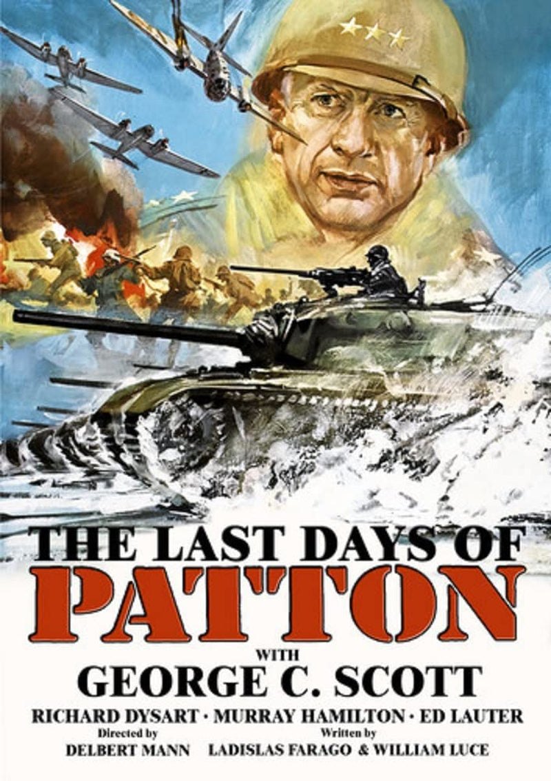 Patton & The Last Days Of Patton DVD 3-Disc Set George C Scott Includes Glossy Print D-Day Monument Art Card