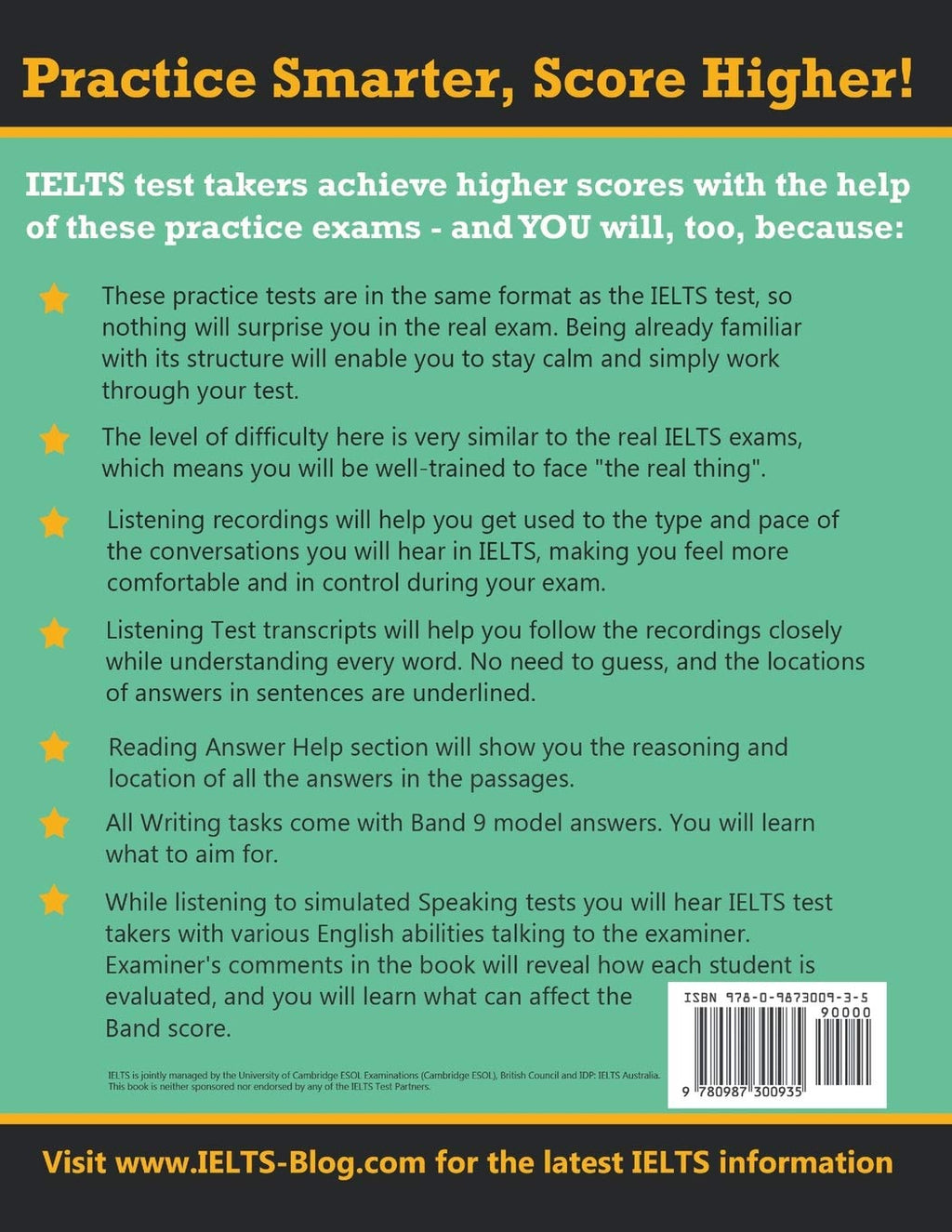 IELTS 5 Practice Tests, General Set 1: Tests No. 1-5 (High Scorer's Choice)