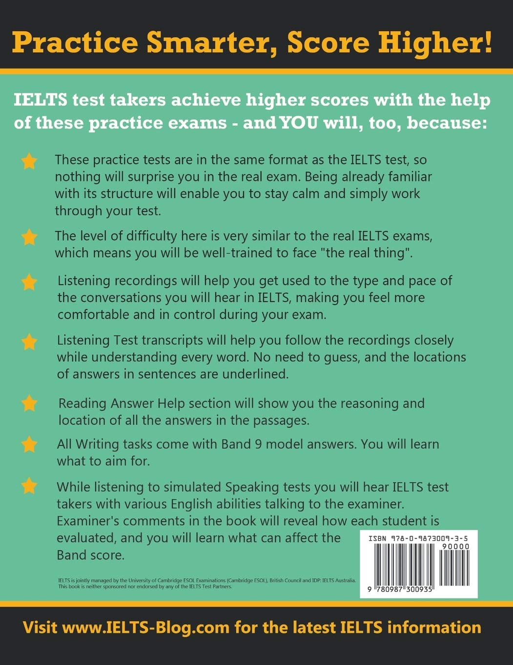 IELTS 5 Practice Tests, General Set 1: Tests No. 1-5 (High Scorer's Choice)