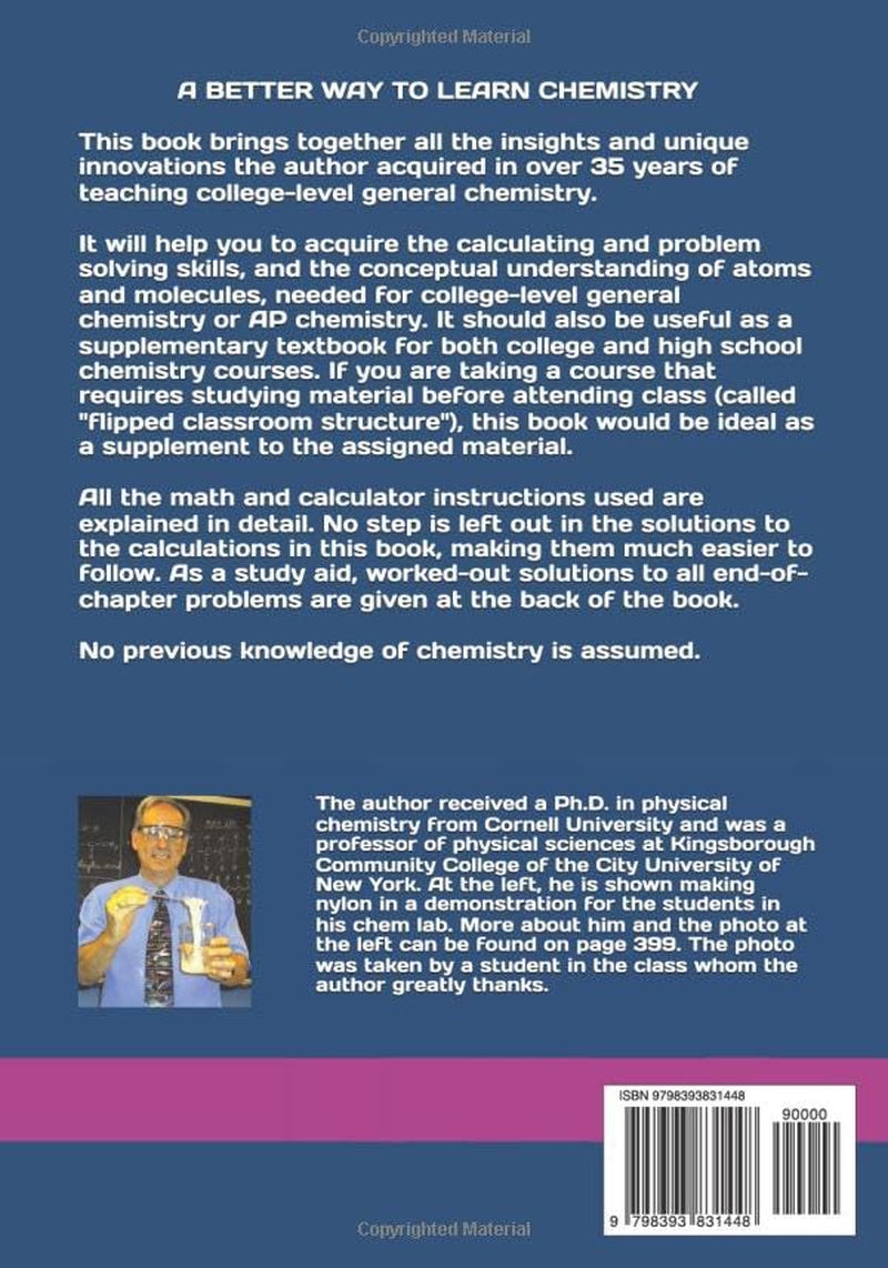 Chemistry for Success: Concepts and Calculations for General Chemistry