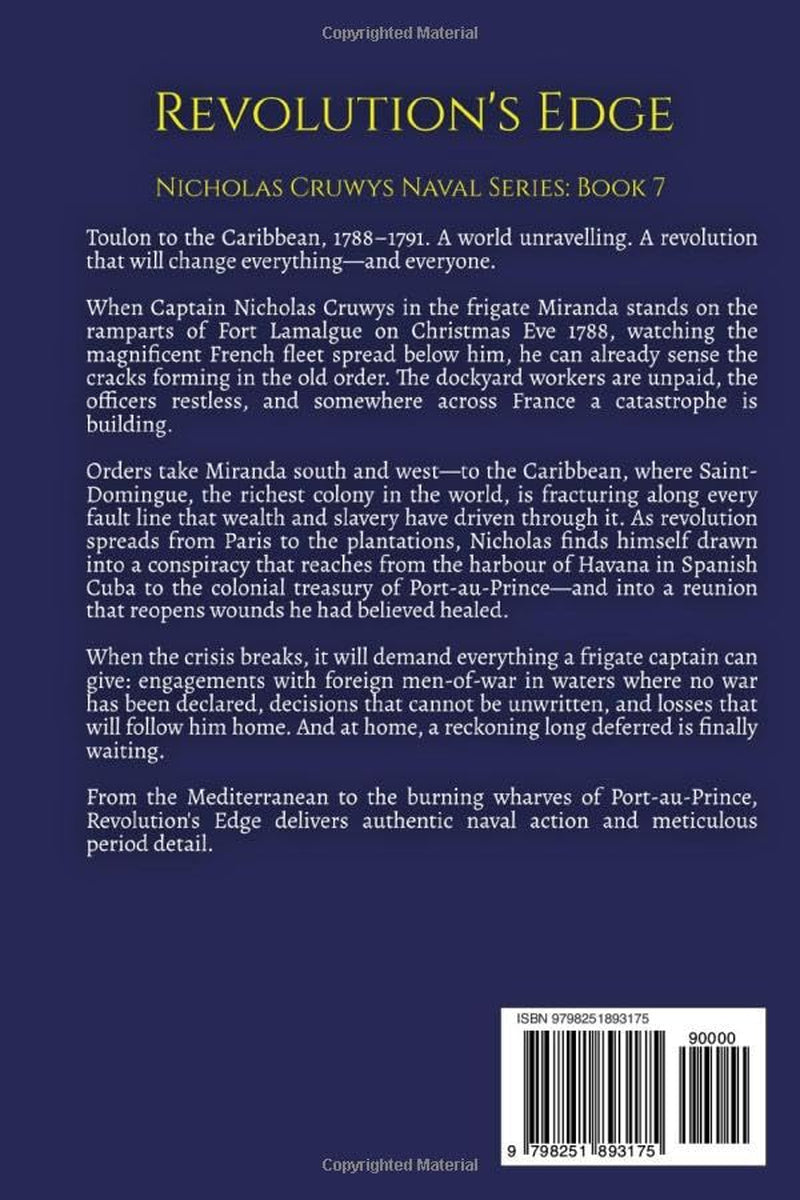 Revolution's Edge: Book 7 of the Nicholas Cruwys Naval Series