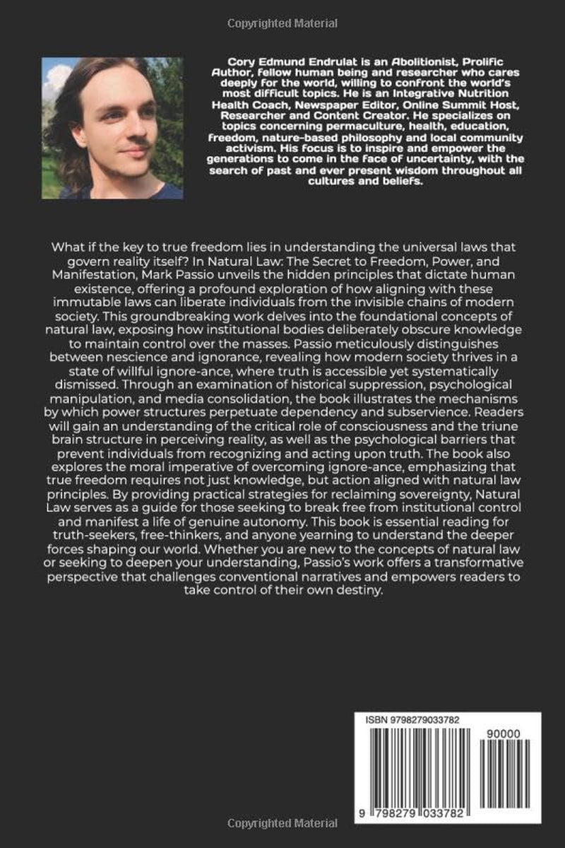 Mark Passio's Natural Law: The Secret to Freedom, Power, and Manifestation (BrightLearn Series)