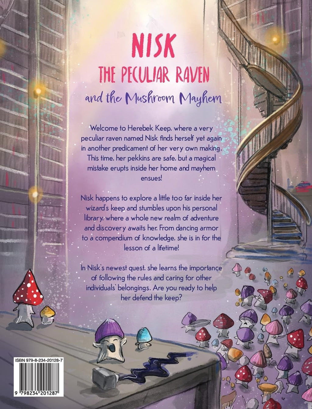 Nisk the Peculiar Raven and the Mushroom Mayhem