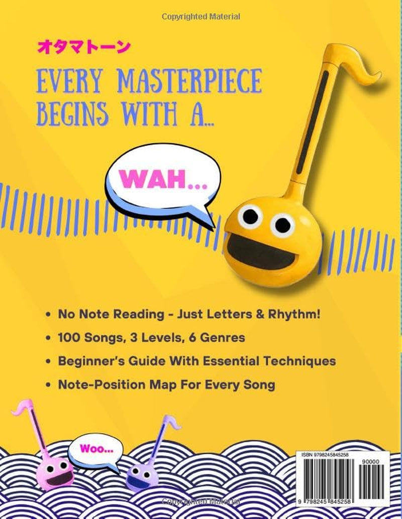 Otamatone Beginner's Songbook: All-in-One Guide with 100 Easy Famous Songs in 3 Levels: Easy Note Maps & Letter Diagrams | No Music Reading Needed | ... Classical, Jazz, Viral & Meme Favorites