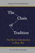 The Chain of Tradition: The Meiri's Introduction to Pirqe Abot