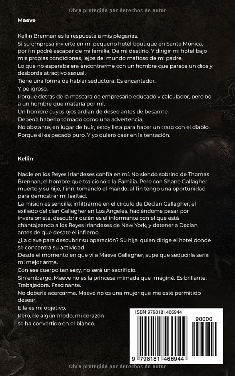 Persecución Despiadada: Un romance de mafia de enemigos a amantes (Reyes Irlandeses) (Spanish Edition)
