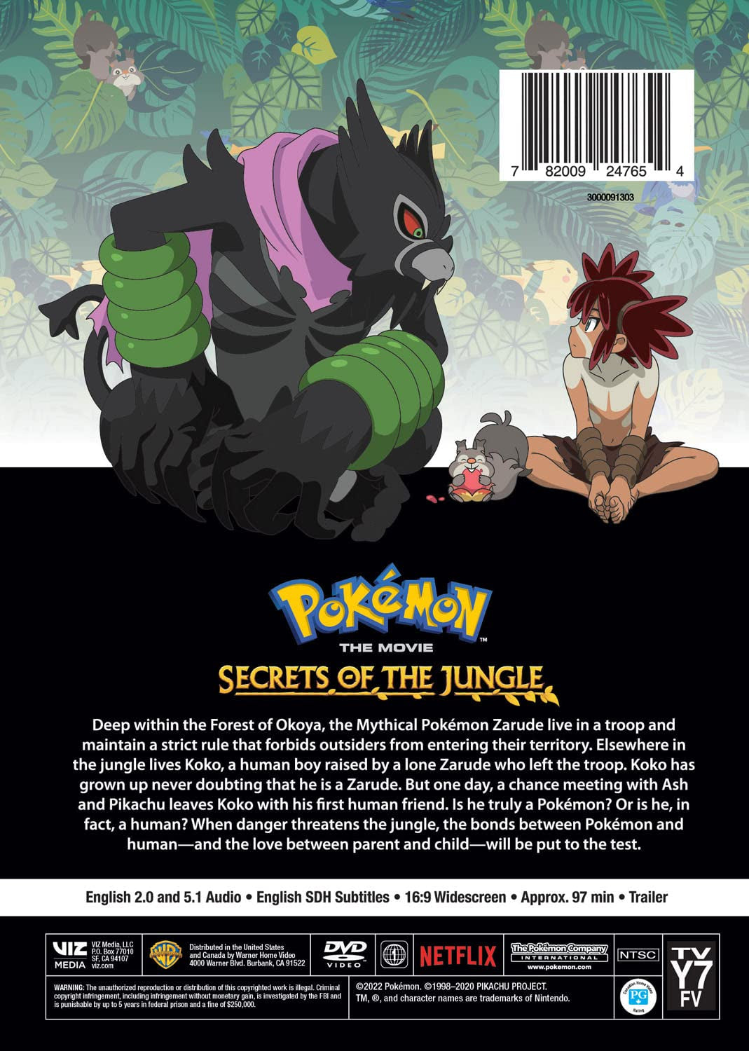 Pokémon the Movie: Secrets of the Jungle (DVD)