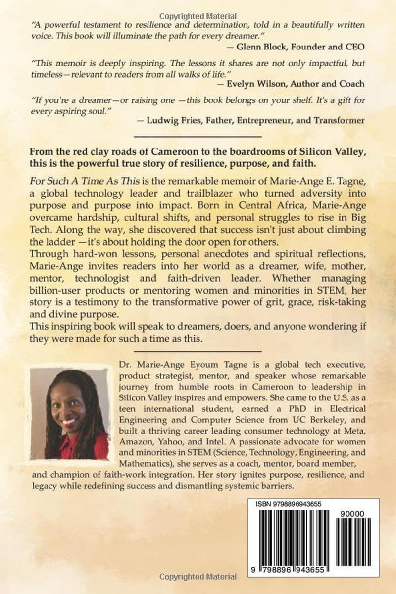 For Such A Time As This: From Humble Roots in Africa to Silicon Valley Leadership