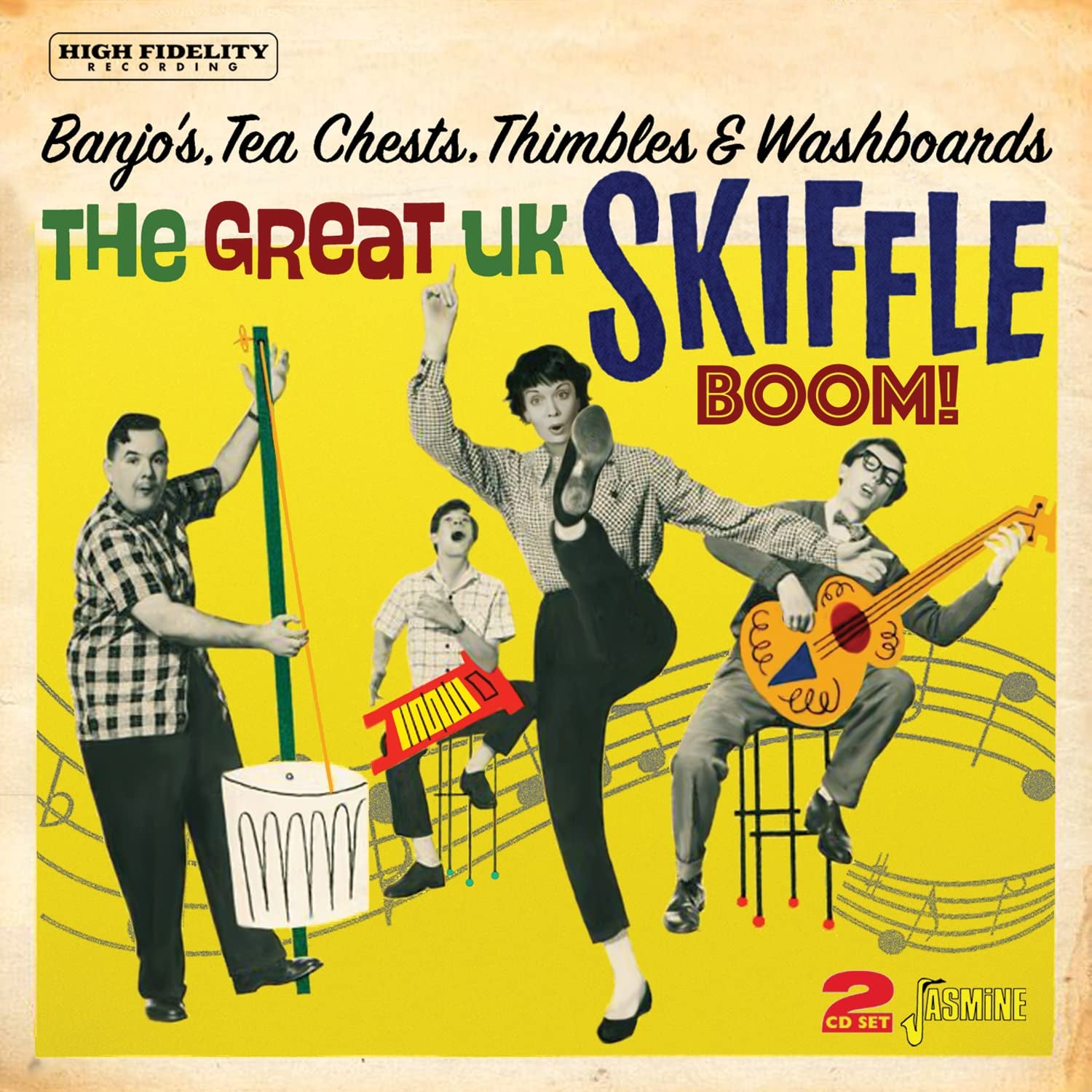 Banjos, Tea Chests, Thimbles & Washboards: The Great UK Skiffle Boom! / Various