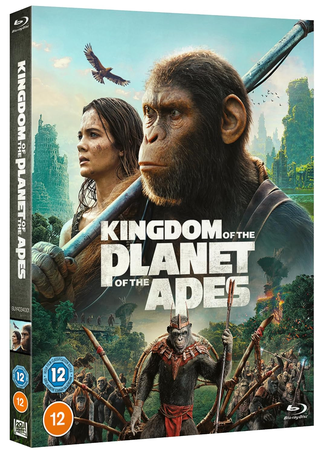 The Kingdom of The Planet Of The Apes [Blu-ray] [Region A & B & C]