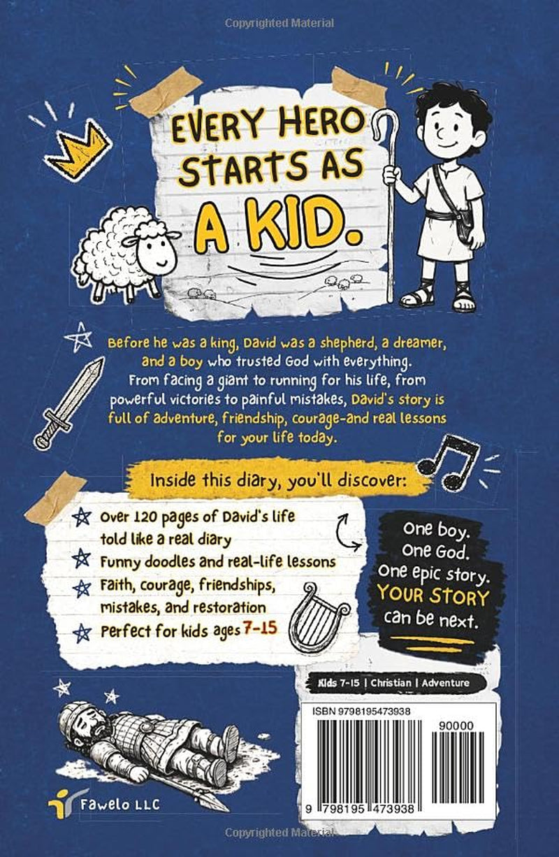 DAVID'S SECRET DIARY, A Bible Adventure for Kids: The Shepherd, The Warrior, and The King – A Christian Story About Faith, Courage, and God for Kids Ages 7–15 (Bible Heroes’ Secret Diaries)