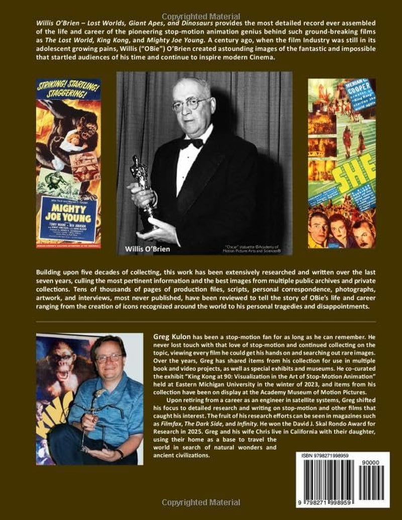 Willis O’Brien: Lost Worlds, Giant Apes, and Dinosaurs: Vol. 2: From She Who Must Be Obeyed to Mr. Joseph Young of Africa