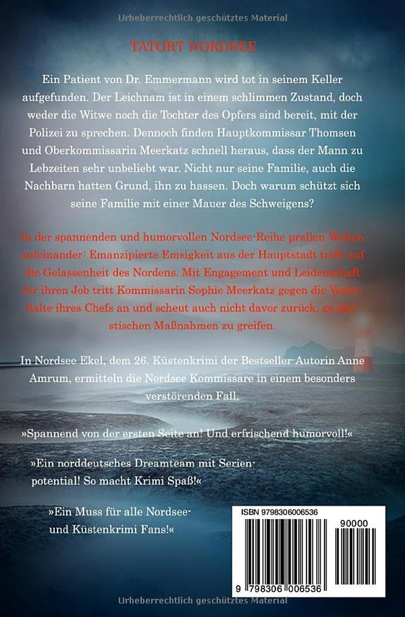 Nordsee Ekel - Die Küsten-Kommissare: Küstenkrimi Nordseekrimi (Die Nordsee-Kommissare) (German Edition)