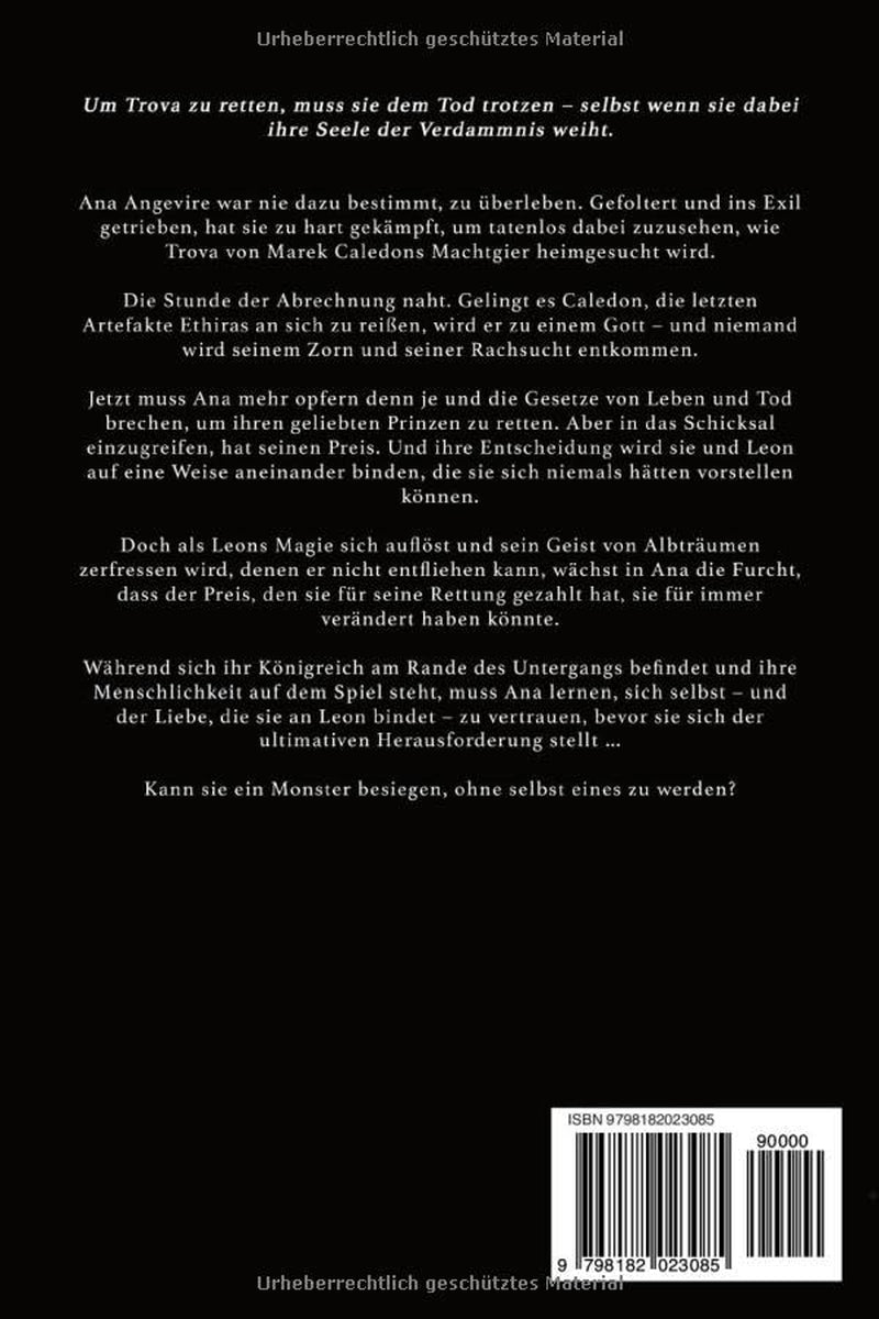 Band der Seelen und Albträume: Eine düstere Fantasy-Romanze (Das Schicksal der Sonne und Sterne) (German Edition)