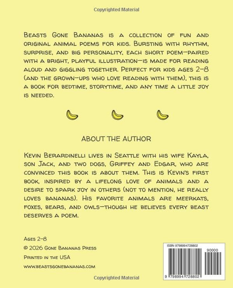 Beasts Gone Bananas: Fun Animal Poems for Kids