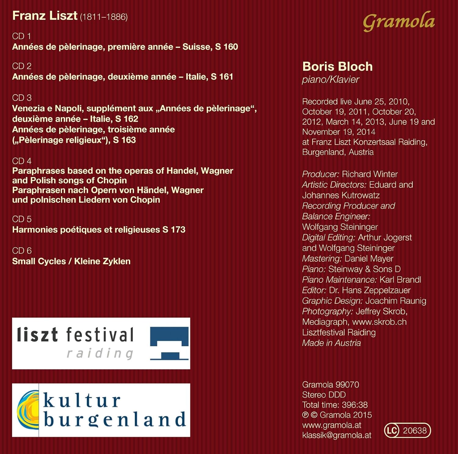 Live at Liszt Festival Raiding