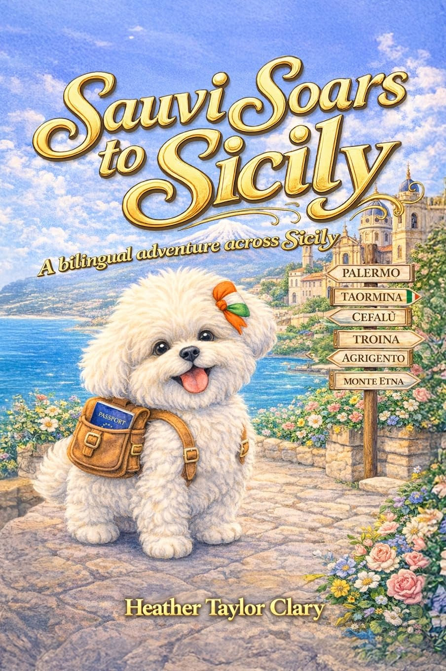 Sauvi Soars to Sicily, A Bilingual Adventure Across Sicily