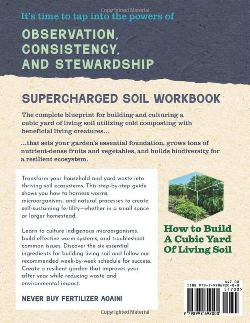How to Build a Cubic Yard of Living Soil: A Step-by-Step Workbook for Turning Everyday Waste into Fertile, Nutrient-Dense Soil—From Home Gardens to Regenerative Homesteads